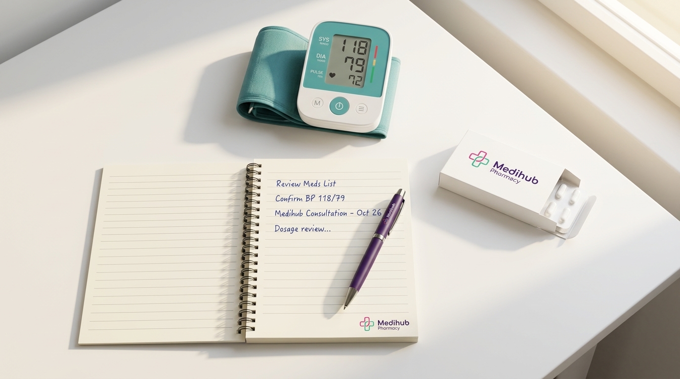 First Mounjaro appointment items at Medihub Pharmacy Pontarddulais near Neath